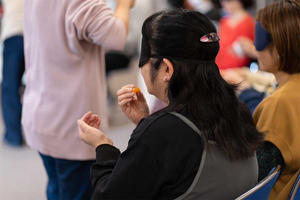 写真:ドキドキ！何の味かわかるかな？