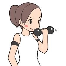 ダンベルのイラスト